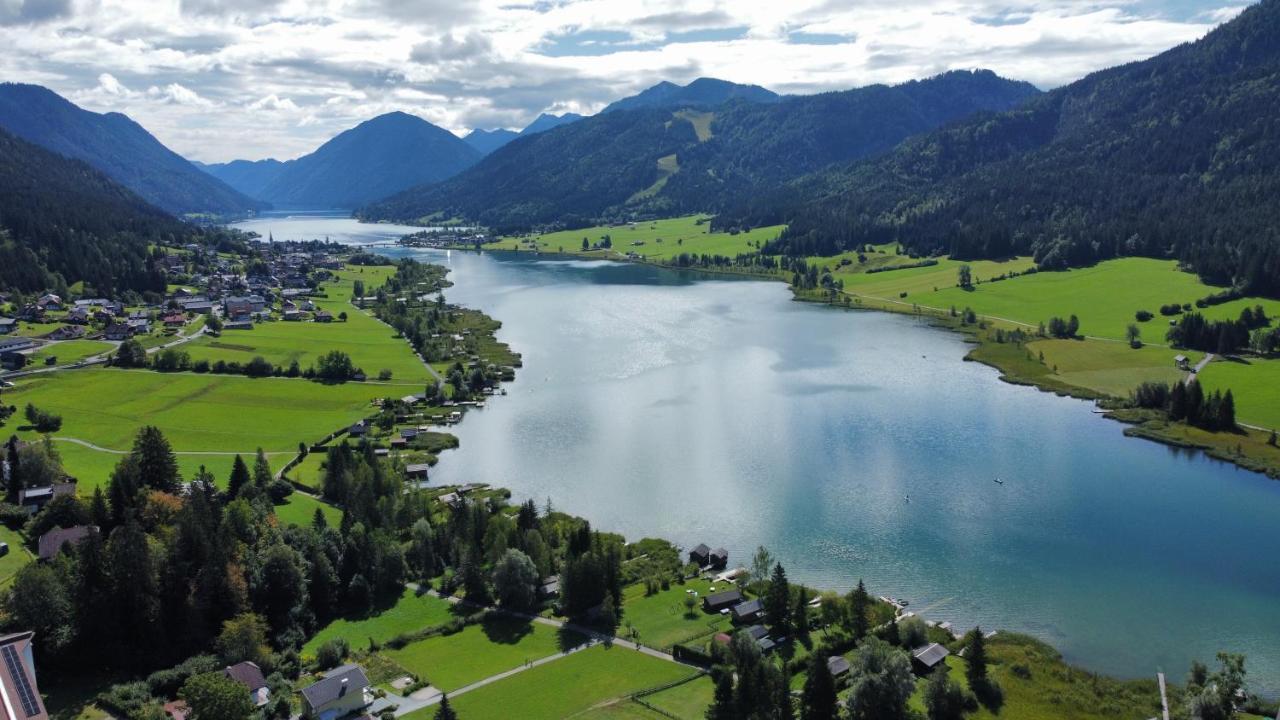 Erdhaeuser Und Apartments Mit Seeblick Und Alleinlage Weissensee Bagian luar foto